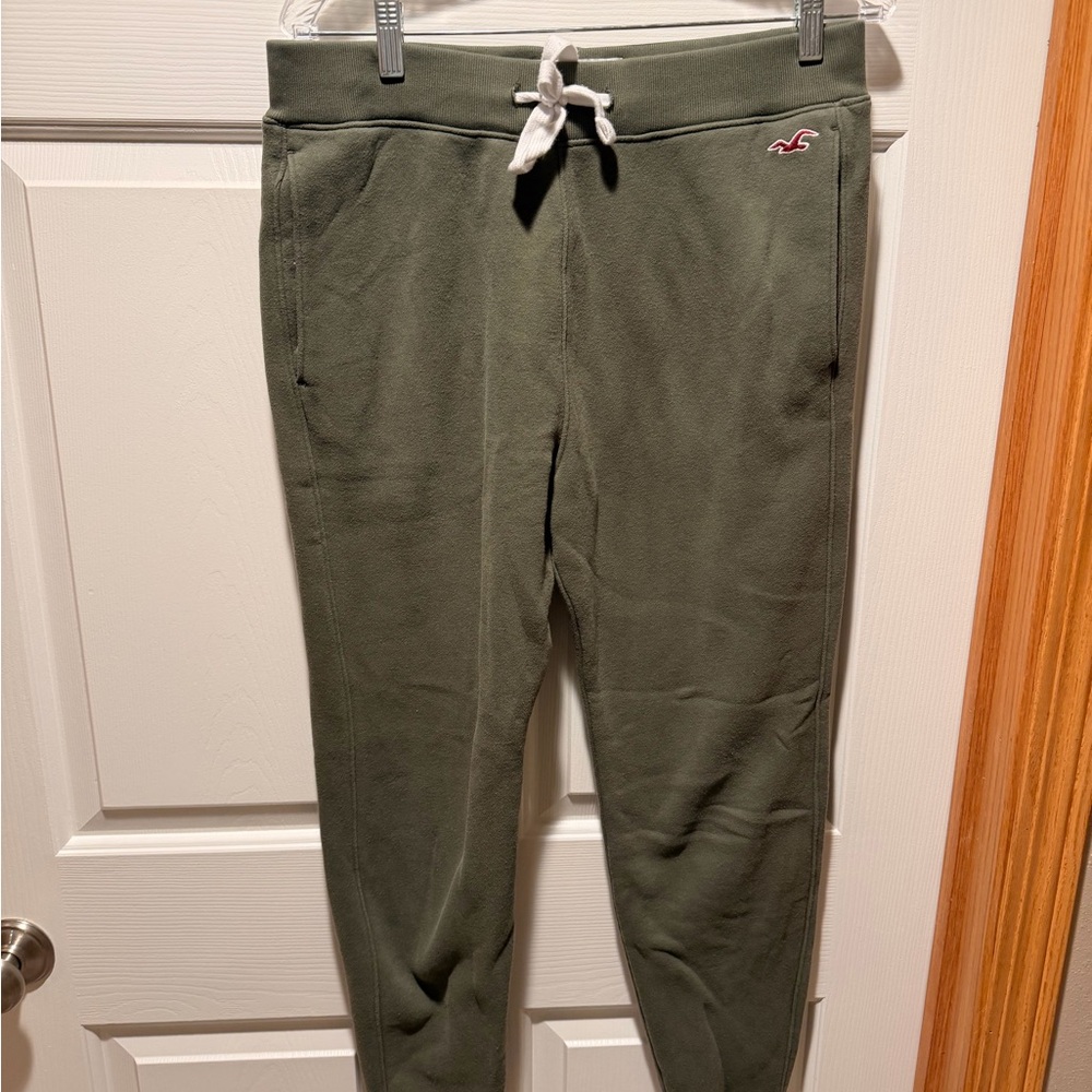Hollister Khaki Fleece Joggers